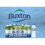 Buxton Still Mineral Water 50cl Plastic Bottles (Pack of 24) NWT1581