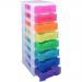 Really Useful Storage Boxes 8 x 7 Litre Tower Rainbow Drawers NWT1583