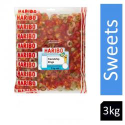 Haribo Friendship Rings Sweets Bag 3kg NWT1594