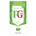 PG Tips Green Tea Enveloped Tea Bags 25s - PACK (6) NWT1627P