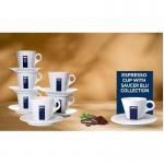 (COMBO) Lavazza Branded Espresso Cup and Saucer Set NWT1646/NWT1647