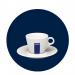 Lavazza Espresso Cups + Lavazza Espresso Saucers NWT1646/NWT1647