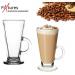 Fixtures 8oz Latte Glass Mug NWT1685