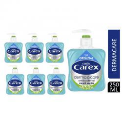 Carex Original Antibacterial Liquid Hand Wash 250ml KJEYS2502 - PACK (6) NWT168P