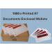 Documents Enclosed A7 Wallets Printed 1000s NWT1726