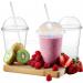 Belgravia 10oz Plastic Smoothie Cups 50s NWT1729