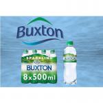 Buxton Sparkling Water 8x500ml NWT1745