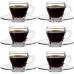 Ravenhead Entertain 80ml Set Of 2 Espresso Cup & Saucer - PACK (6) NWT1766P