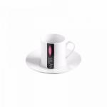 2.8oz Orion White Espresso Cup & Saucer