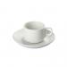 2.8oz Orion White Espresso Cup & Saucer - PACK (6) NWT1774P