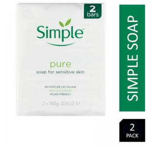 Simple Soap 2 x 100g Bars Per Pack NWT178P