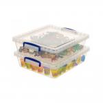 Really Useful Clear Plastic (Nestable) Storage Box 10.5 Litre NWT1792