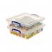 Really Useful Clear Plastic (Nestable) Storage Box 10.5 Litre NWT1792