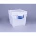 Really Useful Clear Plastic (Nestable) Storage Box 33.5 Litre NWT1794
