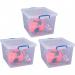 Really Useful Clear Plastic (Nestable) Storage Box 33.5 Litre NWT1794