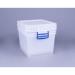 Really Useful Clear Plastic (Nestable) Storage Box 33.5 Litre - PACK (3) NWT1794P