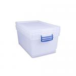 Really Useful Clear Plastic (Nestable) Storage Box 62 Litre NWT1795