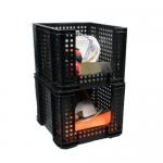 Really Useful Black Open Front Storage Crate 35 Litre NWT1796