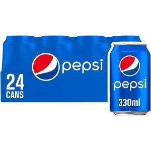 Pepsi 330ml Cans 24 Pack NWT180