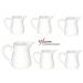 Price & Kensington White Milk Jug 180ml/6oz  - PACK (12) NWT1806P