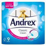 Andrex White Toilet Roll 9 Pack