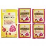 Twinings Cranberry & Raspberry Envelopes 20s NWT185