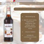 Monin Chocolate Cookie Coffee Syrup 1 Litre - PACK (6) NWT1861P