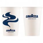 Lavazza 8oz White & Blue Single Walled Cups 50s NWT1878