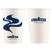 8oz Lavazza Single Walled Paper Cups 50s NWT1878