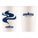 Lavazza 8oz White & Blue Single Walled Cups  50s - PACK (20) NWT1878P