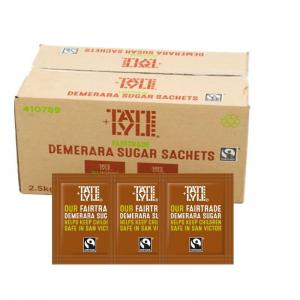 Tate & Lyle Fairtrade Sugar Sachets Brown 1000s NWT193