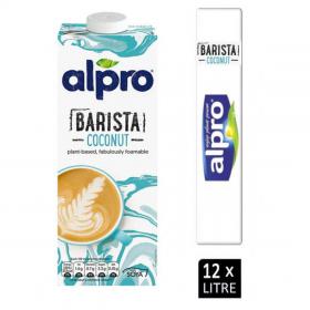 Alpro BaristaProfessional Coconut Plant Milk 1 Litre NWT1967