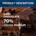 Lavazza Dark Chocolate Squares 200s NWT1978