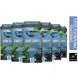 Tetley Earl Grey Teabags, Individually Wrapped & Enveloped 25s