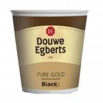 Douwe Egbert Pure Gold Black 25s x 76mm Vending Cups. - PACK (15) NWT2006P