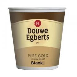 Douwe Egbert Pure Gold Black 25s x 76mm Vending Cups. - PACK (15) NWT2006P