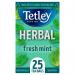 Tetley Fresh Mint Envelopes 25s NWT201