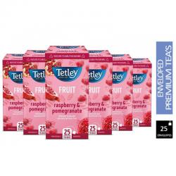 Tetley Raspberry and Pomegranate Tea Bags (Pack of 25) 1580A NWT203