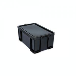Photos - Clothes Drawer Organiser Really Useful Black Plastic Storage Box 64 Litre NWT2033