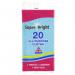 Super Bright All Purpose Cloths 20 Pack - PACK (10) NWT2038P