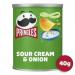 Pringles Sour Cream & Onion Crisps 12x40g NWT2087