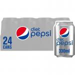 Diet Pepsi Cans 24x330ml NWT210