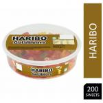 Haribo Gold Bears Sweets Tub 460g, Approx 200 Sweets per Tub. - PACK (8) NWT2108P