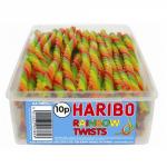 Haribo Rainbow Twists Tub 64s