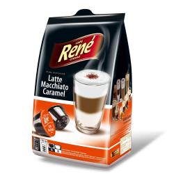 Cheap Stationery Supply of Cafe Rene Latte Macchiato Caramel 16s Dolce Gusto Compatible Pods Office Statationery