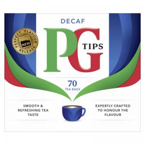 70 x PG Tips Decaf Tea Bags NWT217