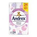 Andrex Puppies On A Roll Gentle Clean Toilet Paper Pack 24s  NWT2178