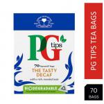 PG Tips Decaf Tea Bags 70s - PACK (6) NWT217P