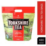 Yorkshire Tea 480s 1.5kg 2-Cup Tea bags - PACK (4) NWT219P