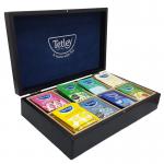 Tetley Tea Display Box Inc 80 mixed Enveloped Tea NWT2205